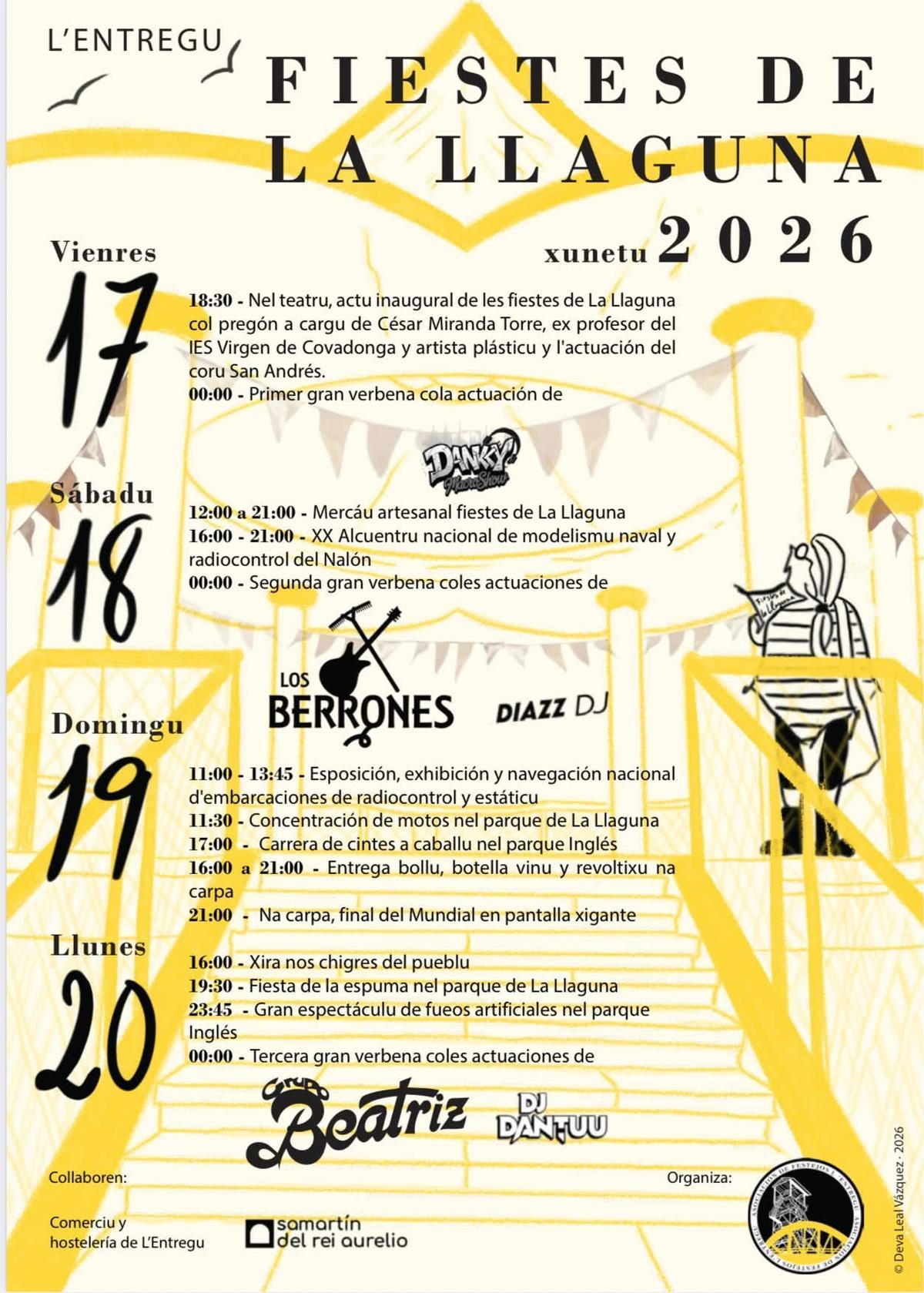 El cartel de las fiestas de La Laguna.