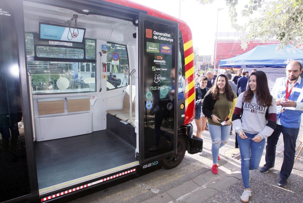 Arriba el primer bus sense conductor a Girona