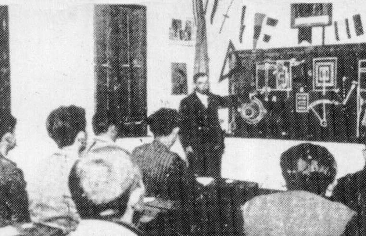 Víctor Sánchez Mártil, mestre do pósito de Coiro