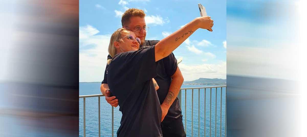 Sebastian Barfels und Sarah Wagner.