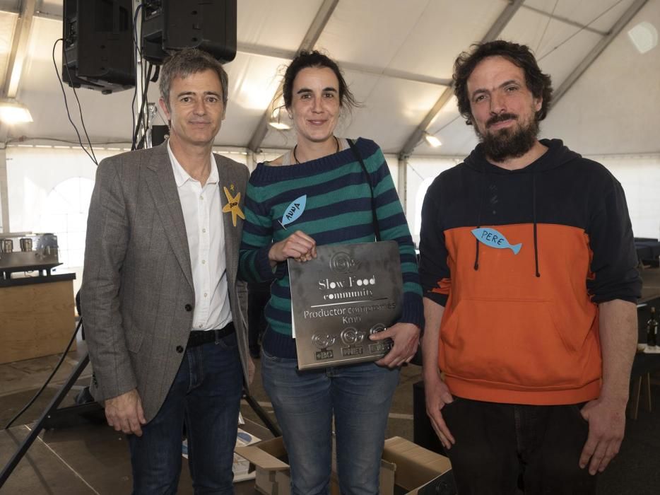 Acte d''entrega de plaques als restaurants km0 Slow Food de Catalunya