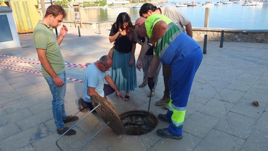 Sóller hará inspecciones para localizar un vertido de agua salada a la red de fecales