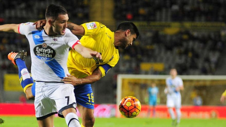 El Deportivo ha puntuado en sus cinco últimas visitas al estadio del Las Palmas