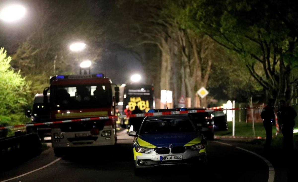 Explosiones contra el autobús del Dortmund