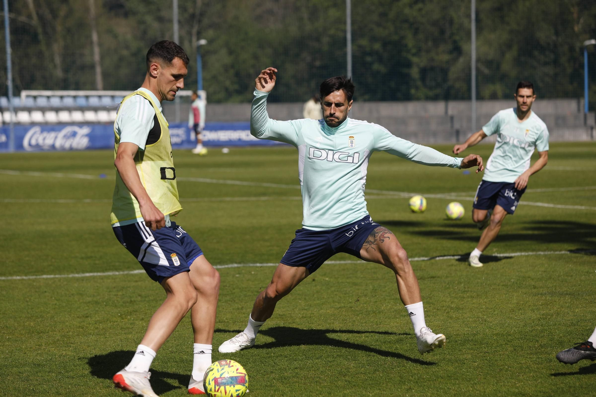 EN IMÁGENES: el entrenamiento del Oviedo