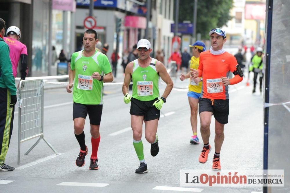 Murcia Maratón y 10 k. Paso por la Gran Vía