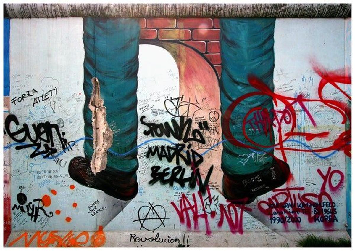 Pintadas en el Muro de Berlín