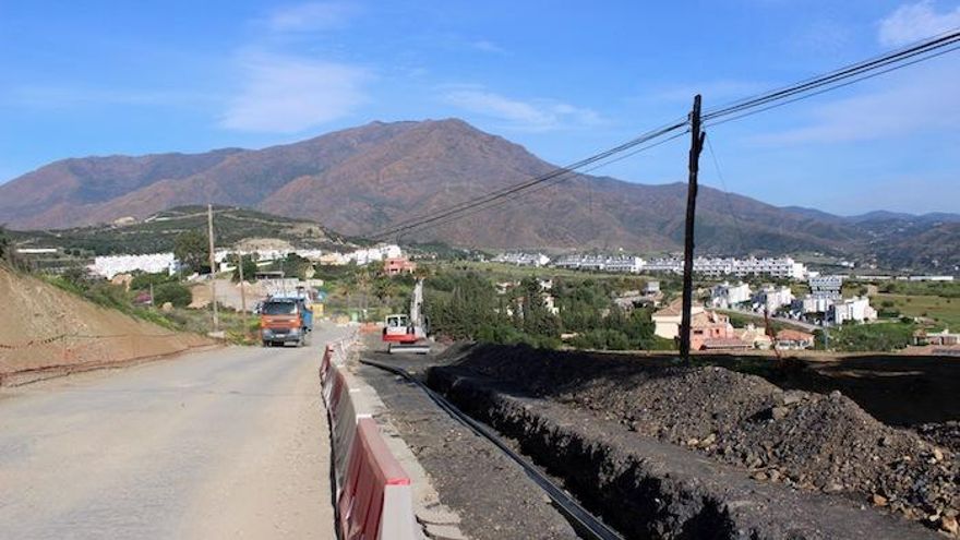 Imagen de las obras en Valle Romano.