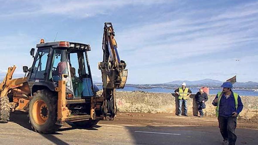 Los operarios que realizan los trabajos.