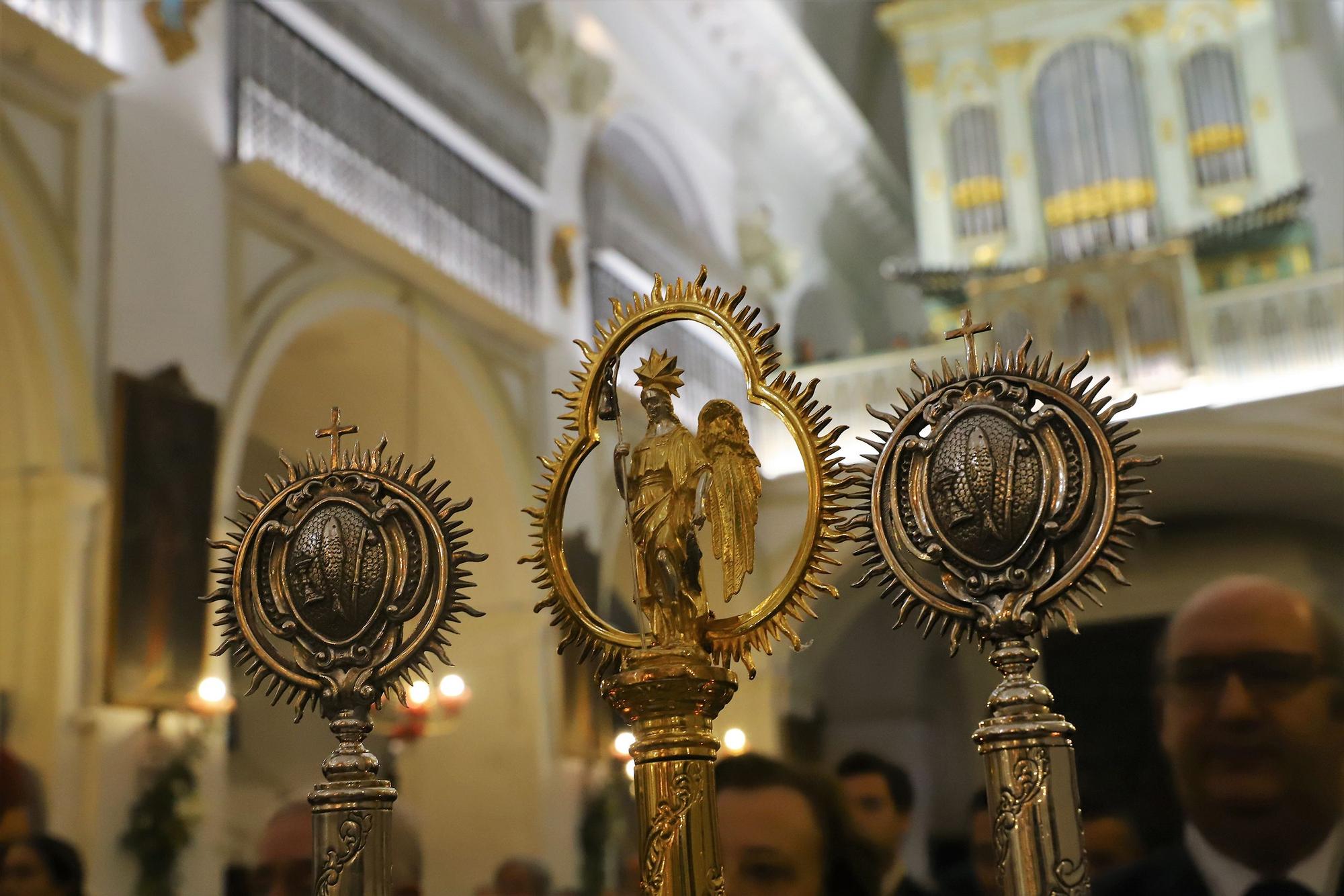 Festividad de San Rafael en la iglesia del Juramento