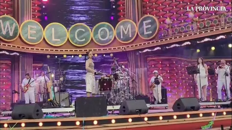 Emily Estefan en el Carnaval de Las Palmas de Gran Canaria