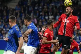 Un Oviedo sin gol y con dos expulsados empata a nada ante el Mallorca