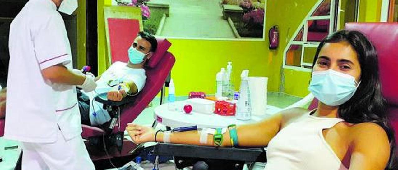 Donantes de sangre en las Islas.