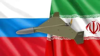 Así son los drones kamikaze iranís que Rusia despliega en Ucrania: baratos, pequeños y funcionales en manada