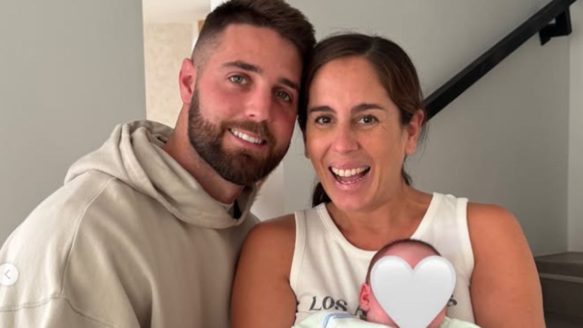 Anabel Pantoja, David Rodríguez y su hija