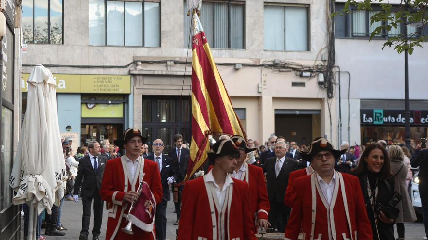 La procesión de Sant Jordi de València, en imágenes