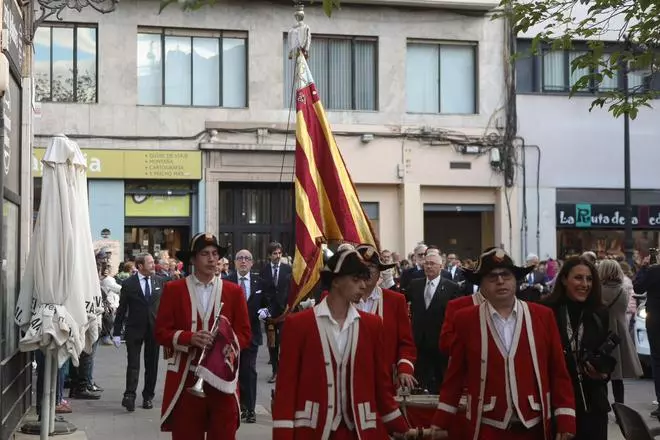 La procesión de Sant Jordi de València, en imágenes