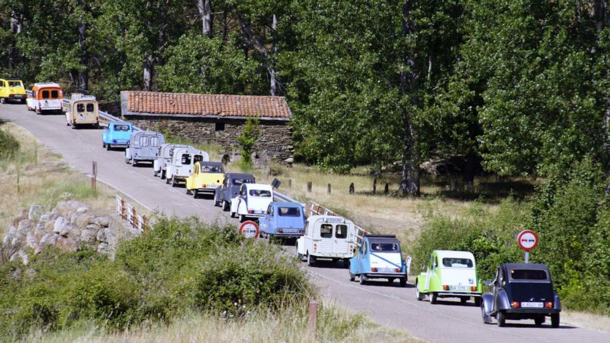 Una de las rutas por las que pasaron los 2CV. | Cedidas