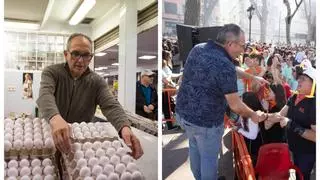 De vender huevos en los mercados a disparar mascletaes en Fallas