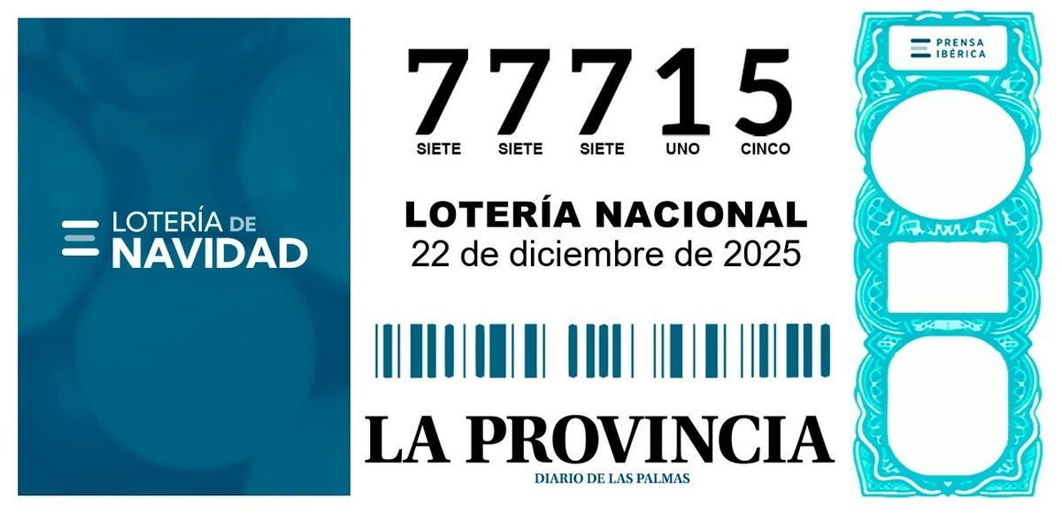 Tercer quinto premio.