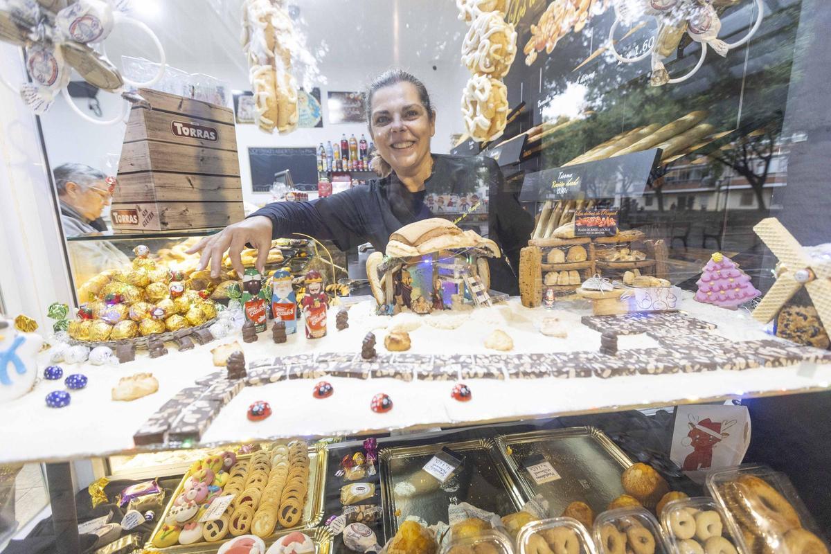 Escaparates navideños en la Zona Norte de Alicante