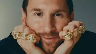 El significado de los ocho anillos de Leo Messi