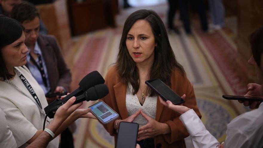 Las exministras de Podemos Irene Montero y Ione Belarra evitan arropar a Antonio Maíllo en la campaña electoral de Andalucía