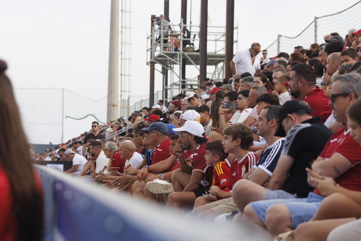 Las mejores imágenes de la primera victoria de pretemporada del Real Murcia frente al Eldense