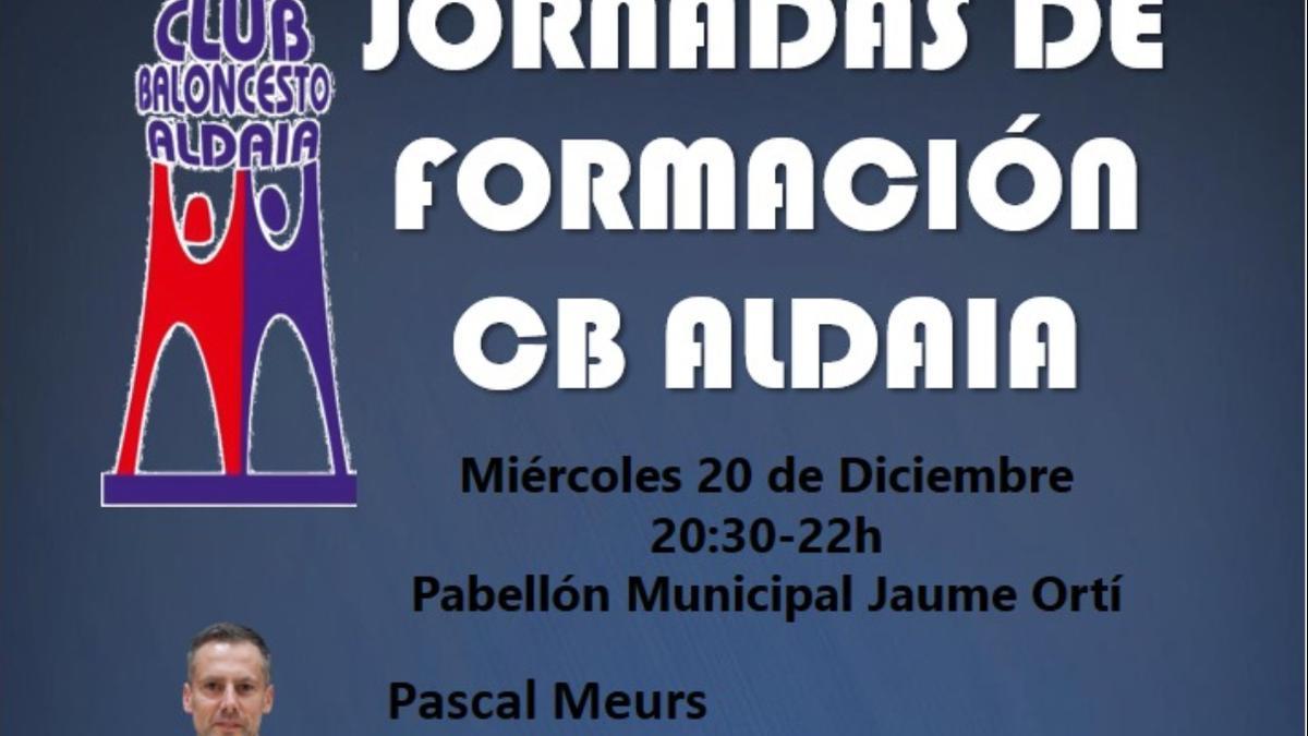 El Club Baloncesto Aldaia va a realizar un clínic para entrenadores el próximo miércoles 20 de diciembre a las 20:30 horas en el Pabellón Municipal de Aldaia.