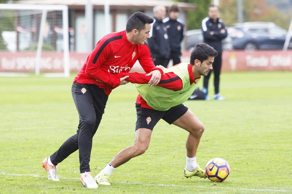 Entrenamiento del Sporting