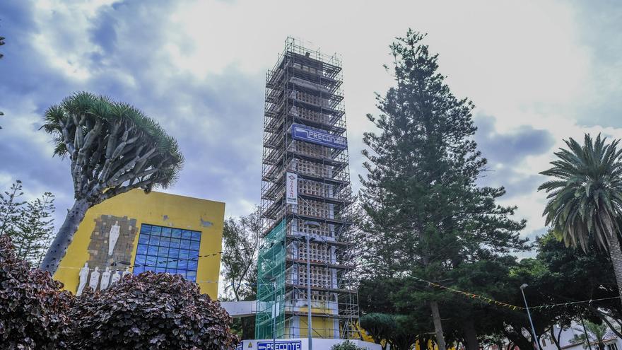 Los Dolores inicia la reparación de la torre para asegurar su  valor patrimonial