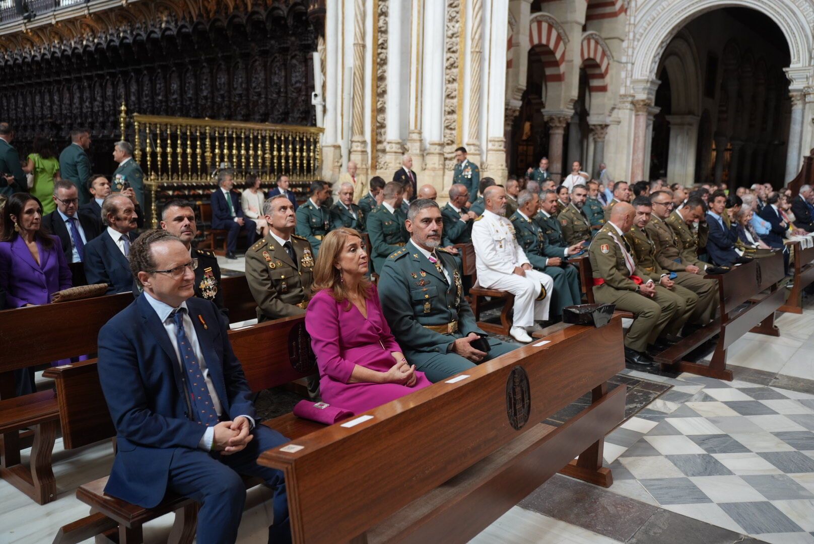 Mía del día de la patrona de la Guardia Civil en Córdoba