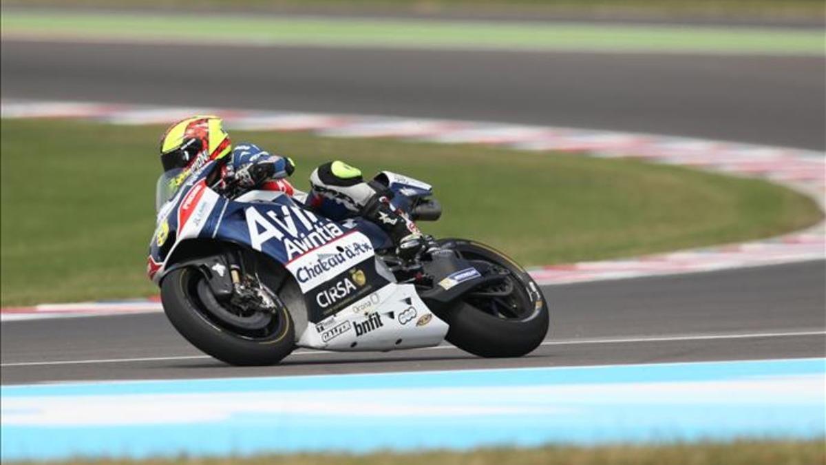 Héctor Barberá marcó el cuarto mejor tiempo en el warm up del GP de Argentina