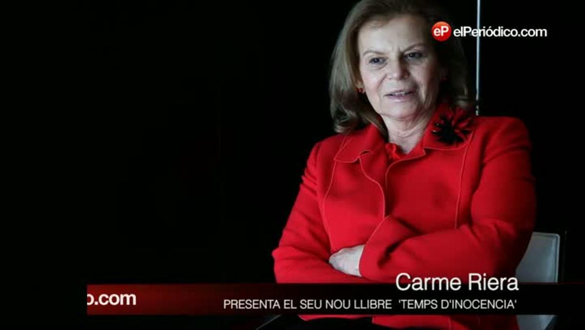 L’escriptora Carme Riera publica la novel·la autobiogràfica ’Temps d’innocència’.