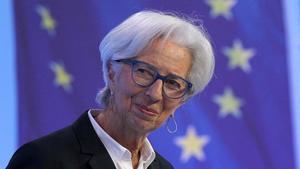 La presidenta del BCE, Christine Lagarde, en una imagen de archivo.