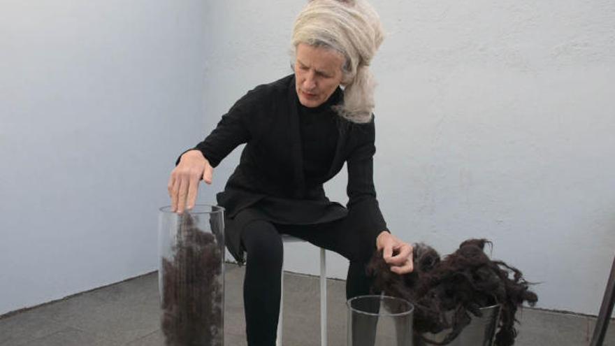 Beatriz Ballester, impartiendo un taller en la Sala Bronzo.