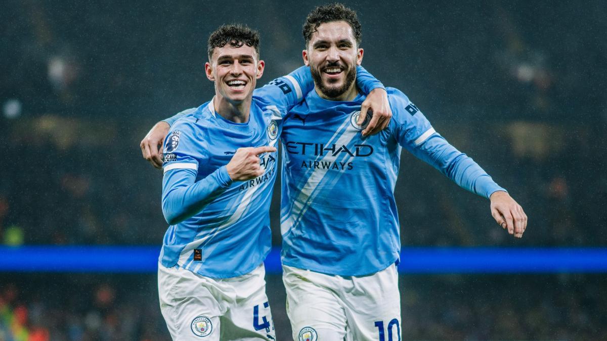 Foden y Cherki, en la victoria ante el Sunderland