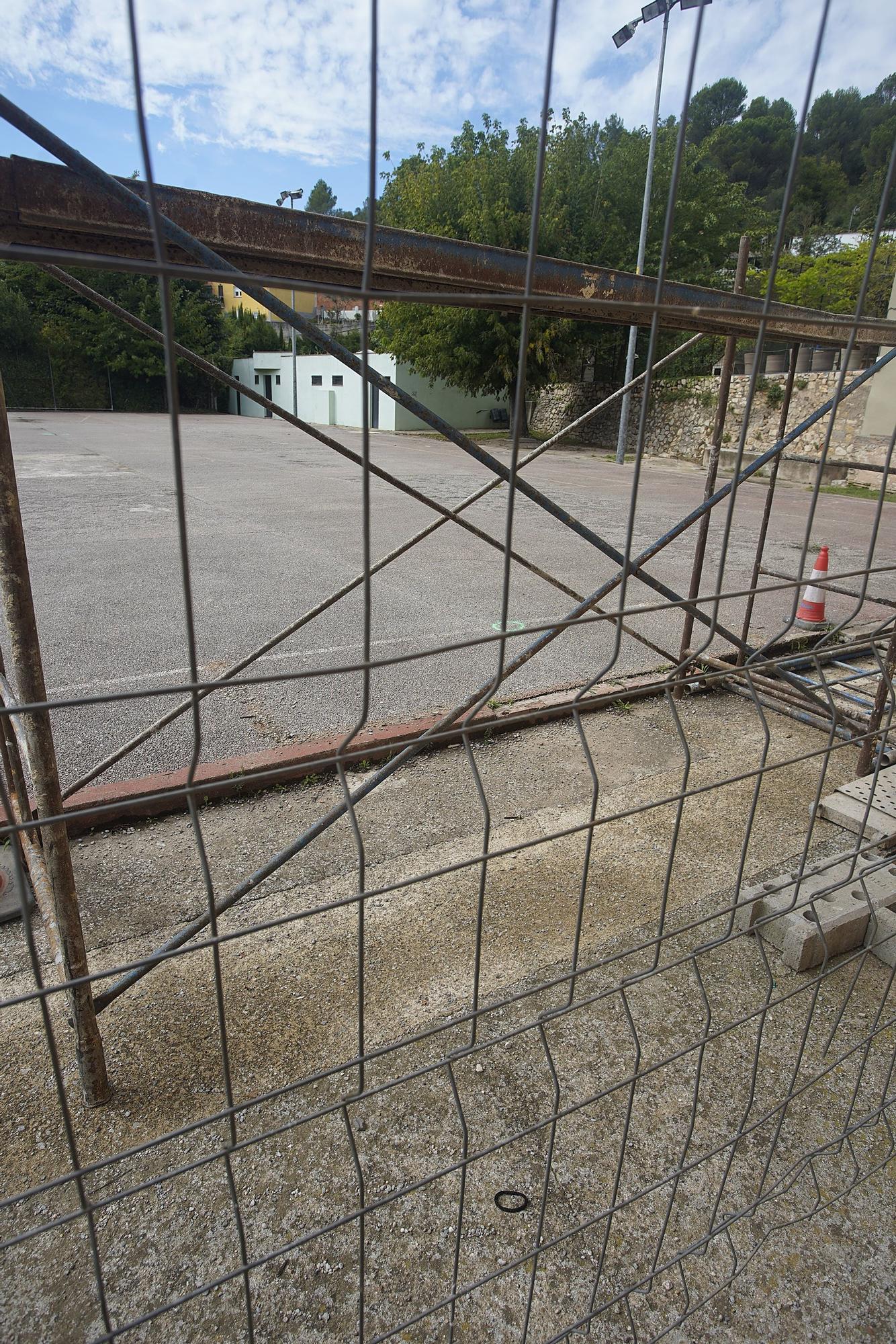 La pista del crec de Sant Daniel, tancada pel reasfaltatge