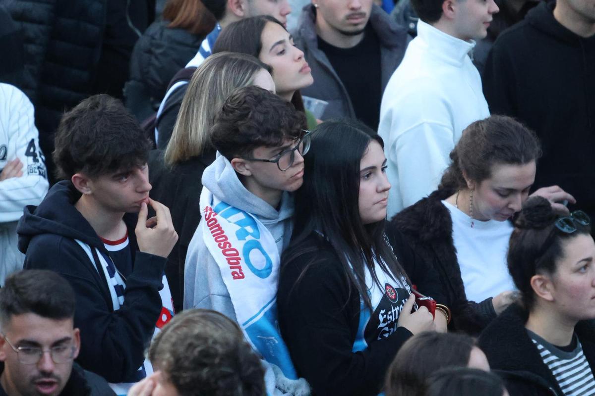 La otra grada del Obradoiro: “Un ascenso é algo histórico, non podía perdermo”