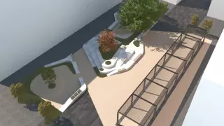 Así quedará la plaza Nueva tras su reforma: sin acuario, pero con pérgola