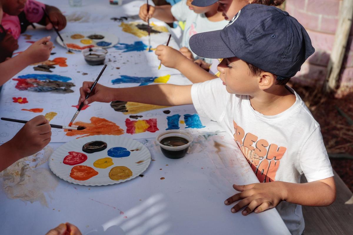 Campamento de verano en el CEIP La Verdellada, La Laguna