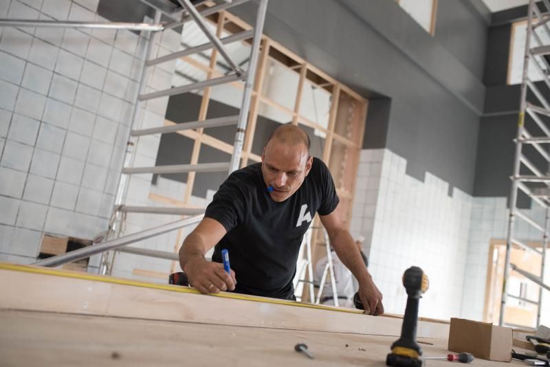 El taller de Ópera de Tenerife que están realizando el decorado de Lucrecia Borgia  | 11/02/2020 | Fotógrafo: Carsten W. Lauritsen