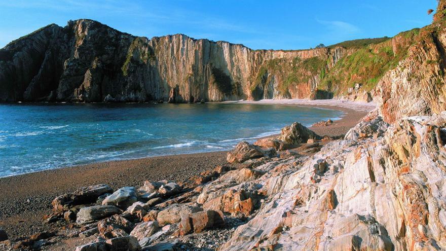 Playa del Silencio en Cudillero.