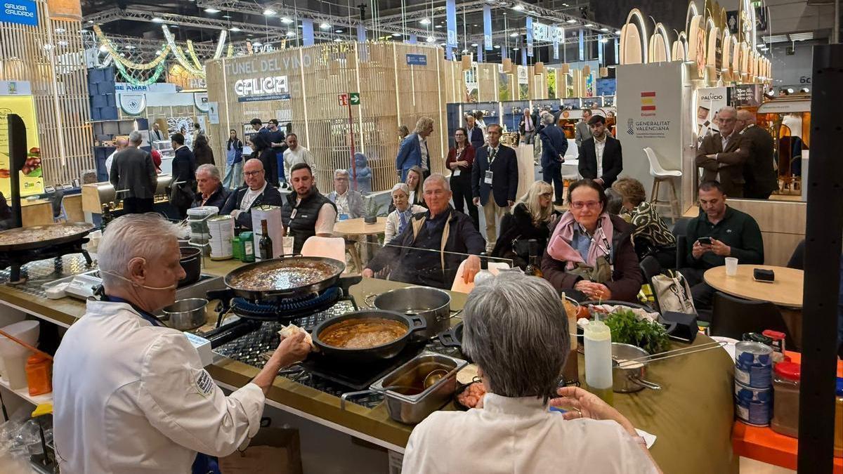 Arroz alicantino cocinado en Salón Gourmets.