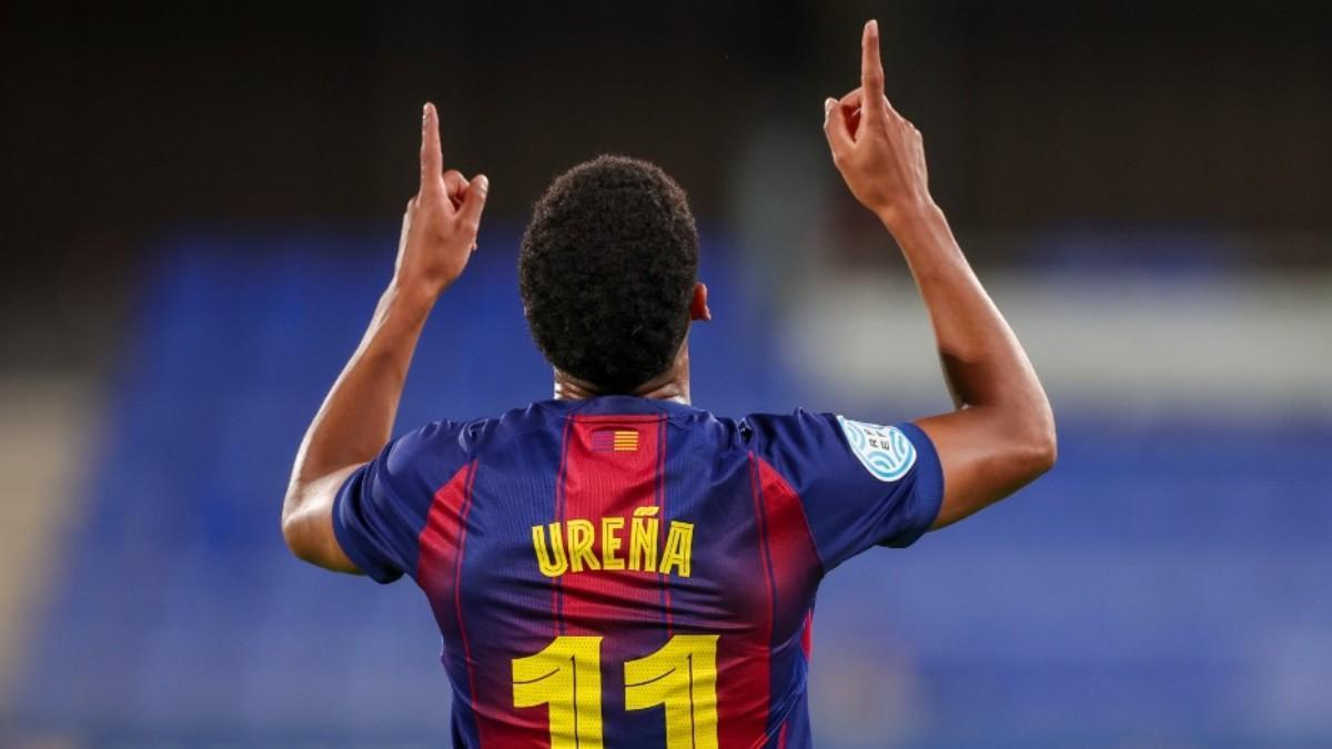 Ureña marcó dos goles contra el Castellón B