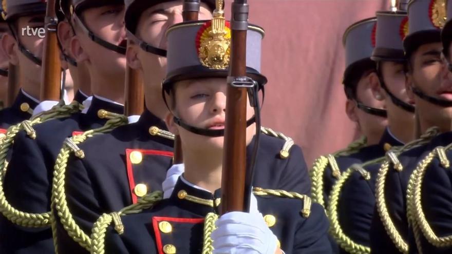 El desfile de Leonor