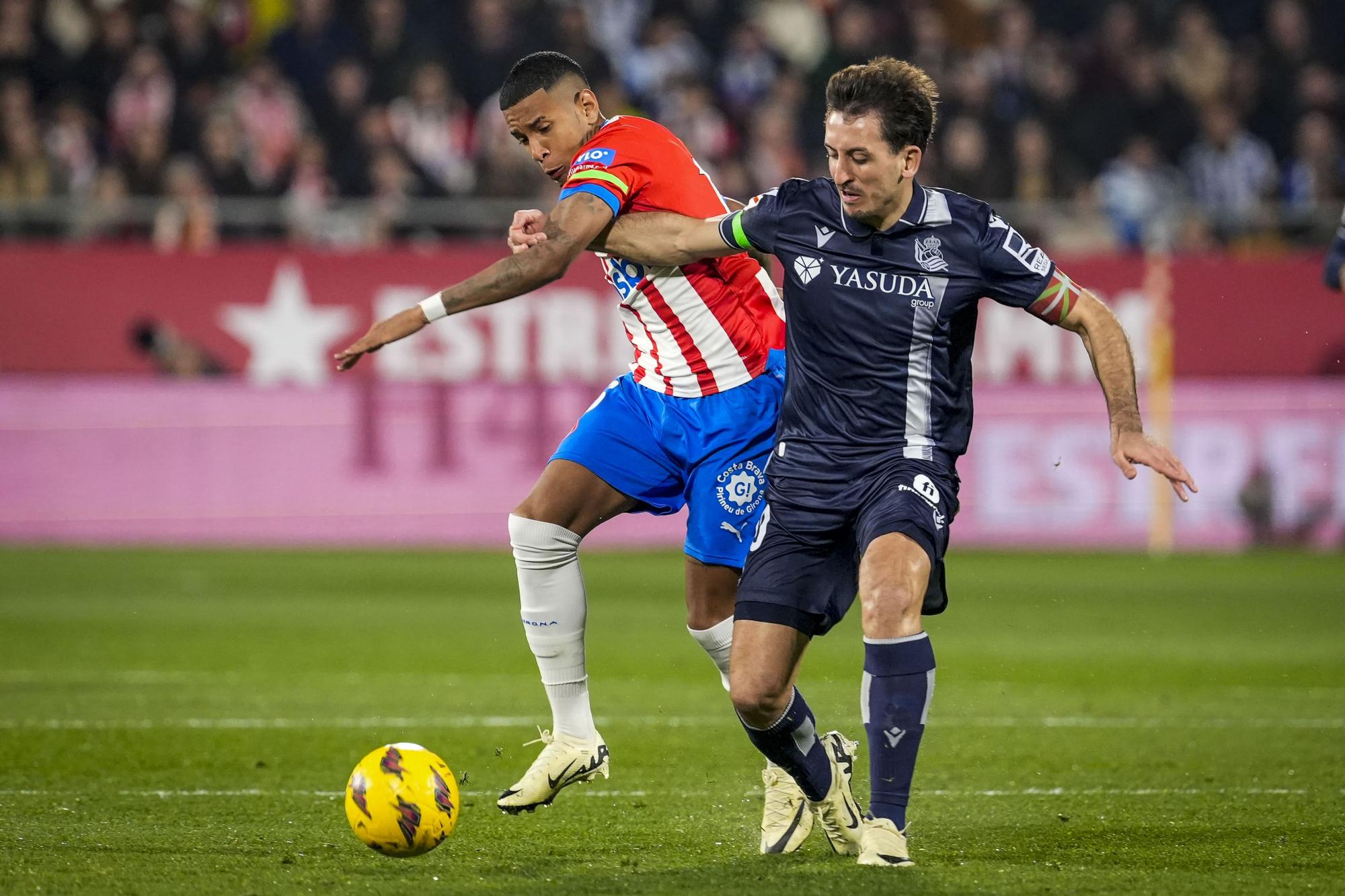 0-0. El Girona se indigna con Gil Manzano y empata ante la Real Sociedad