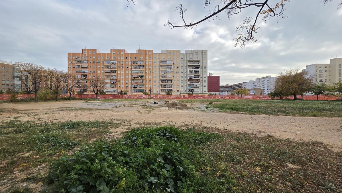 El solar que se convertirá en colegio