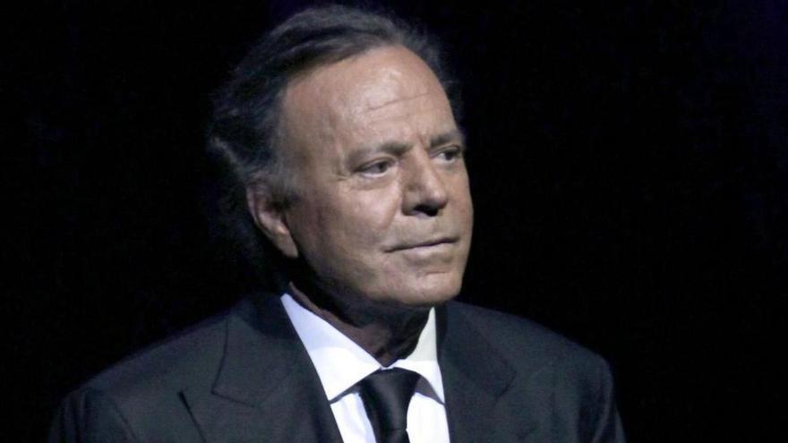 Julio Iglesias, en el Liceo de Barcelona, en 2012.