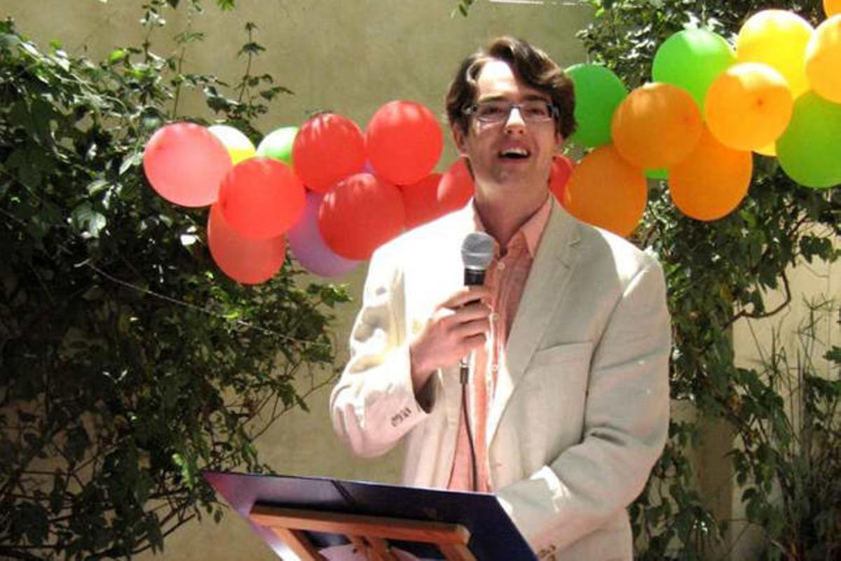 Bernabé Aldeguer, en la ceremonia civil del pasado julio.